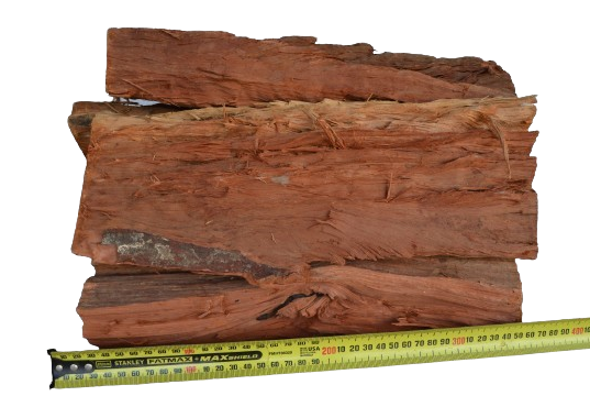 double split ironbark firewood,