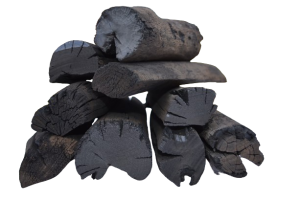 Lump charcoal,